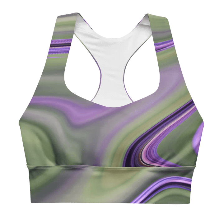 Oasis Swirl Recycled Sports Bra product image (1)