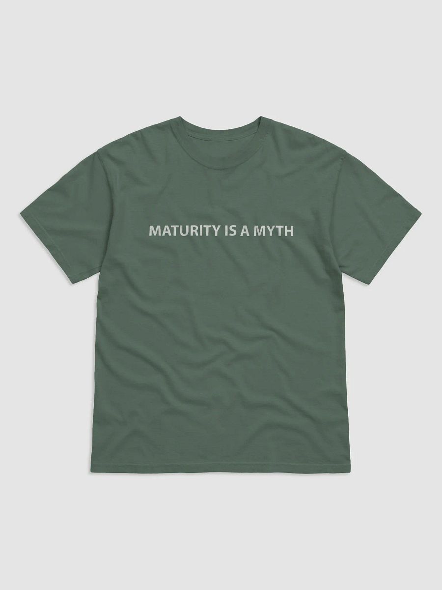 Maturity Is A Myth Blue Spruce Tee product image (1)