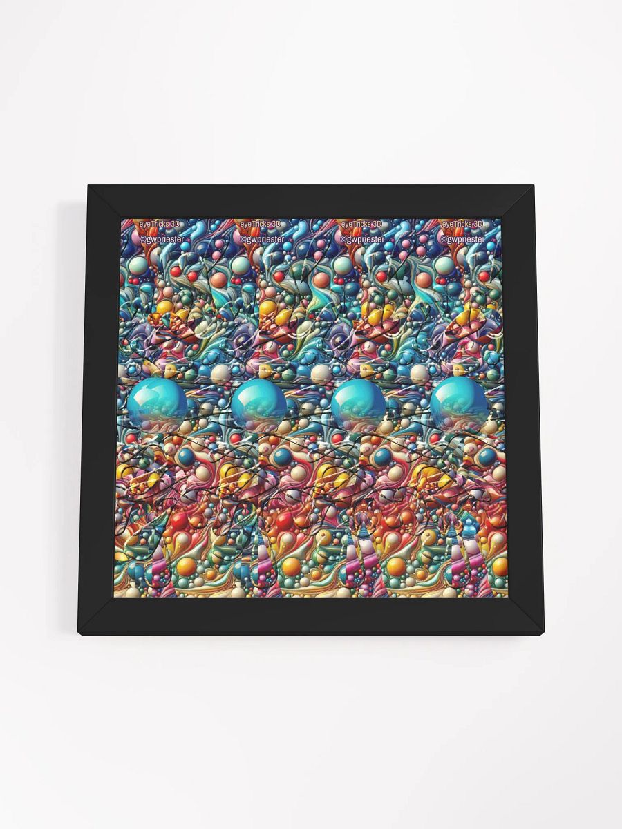 Colorful Splash - Framed 3D Stereogram Poster product image (18)