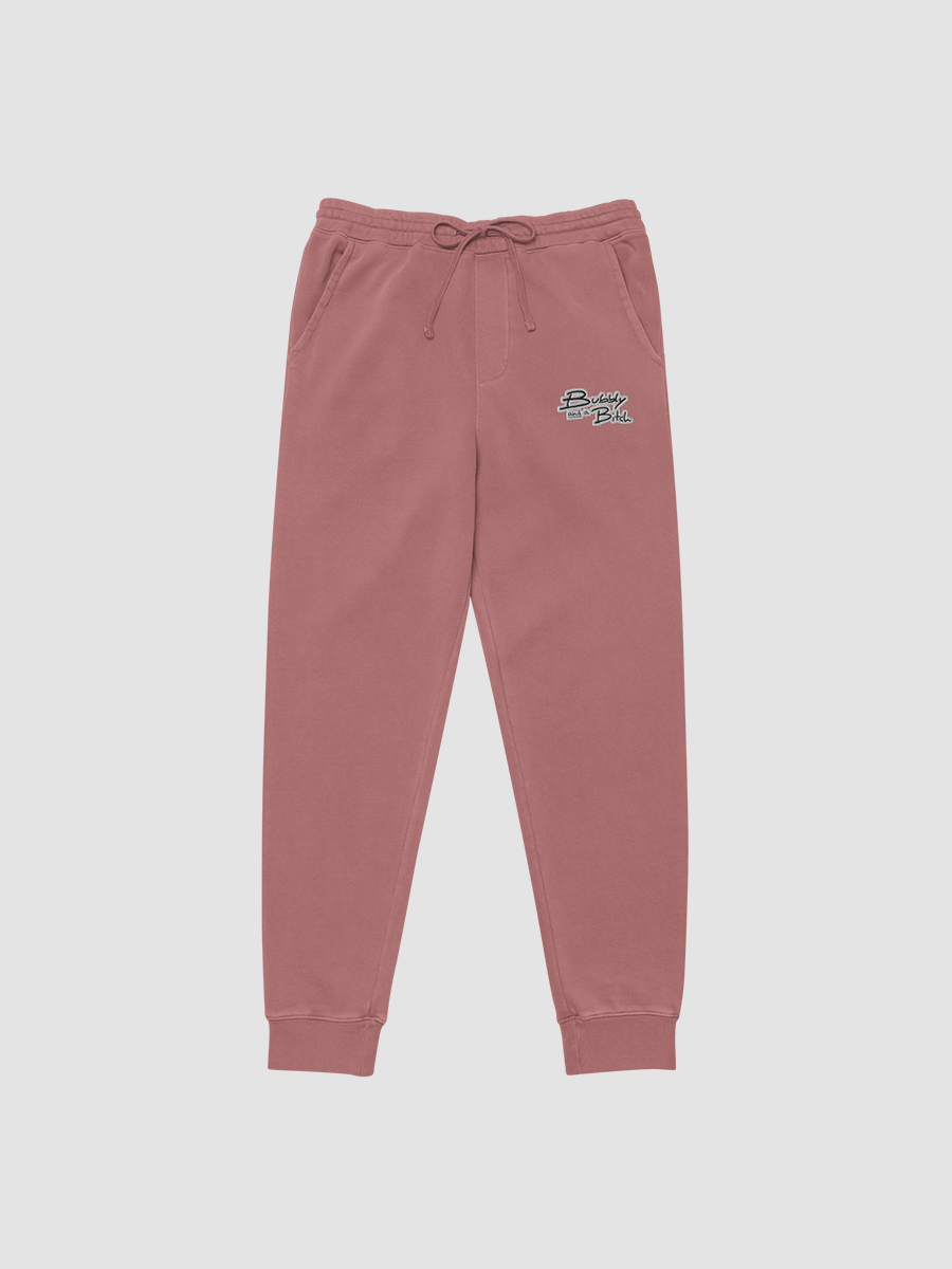 Bubbly and a B*tch embroidered pigment sweatpants (bubble design) product image (2)