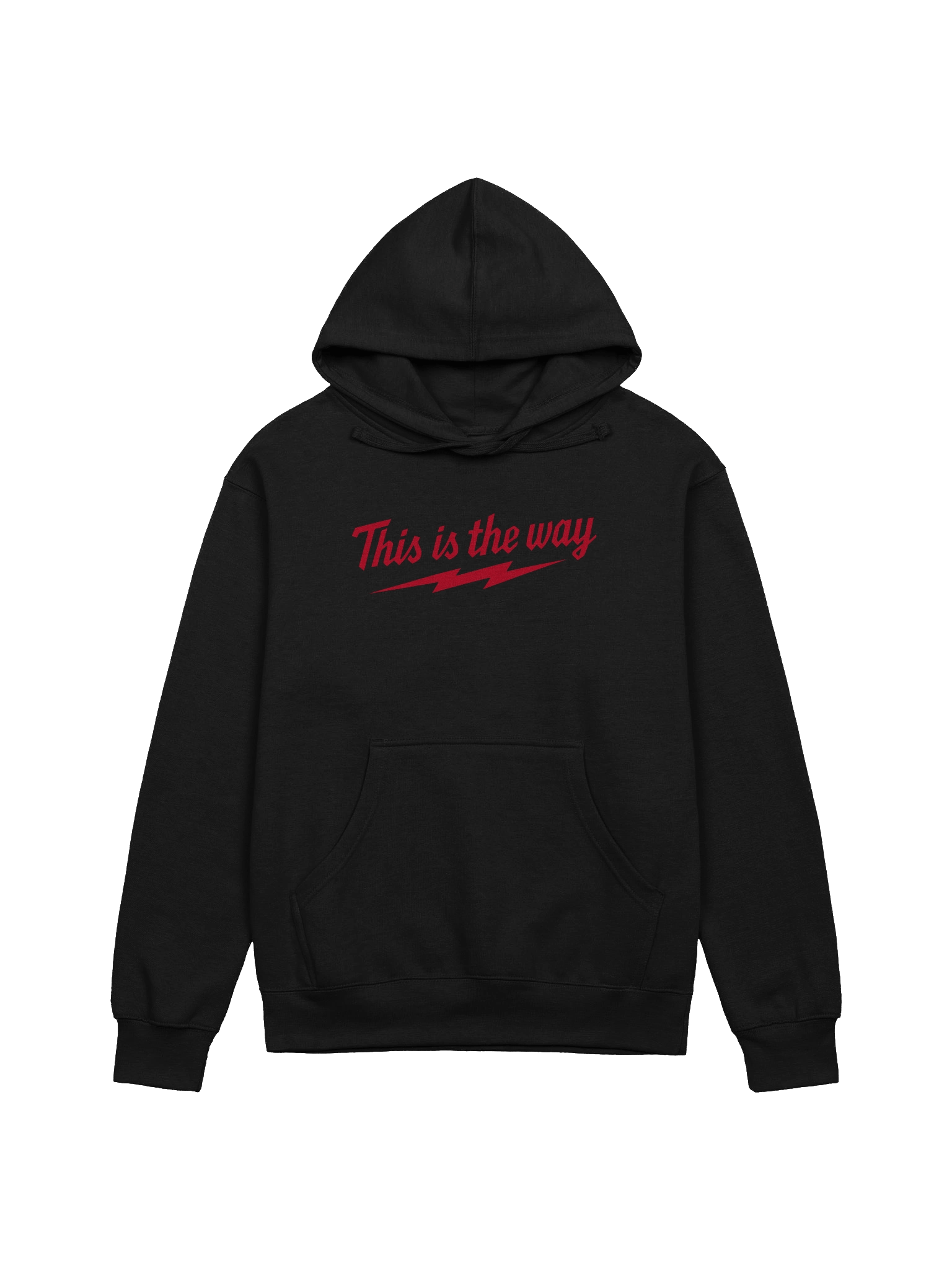 THIS IS THE WAY HOODIE (RED LOGO) product image (2)