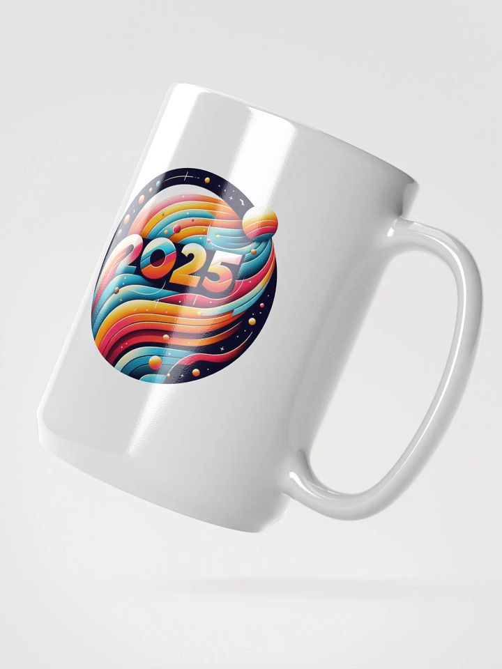 2025 Abstract Vision White Glossy Mug product image (2)