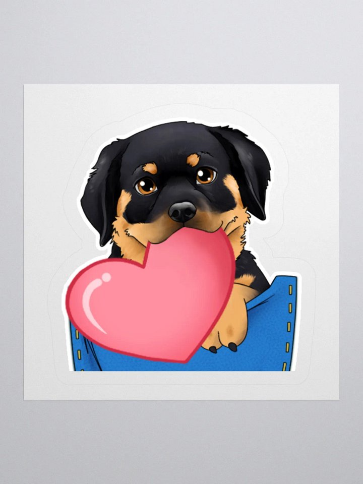 Rottie Luv Emote Sticker product image (1)