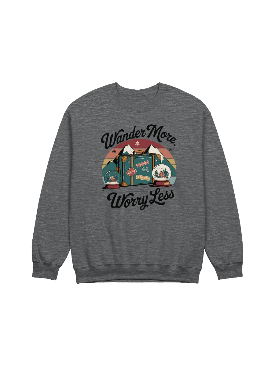 Wanderlust Vintage Christmas Sweatshirt – Cozy Holiday Style for All product image (1)