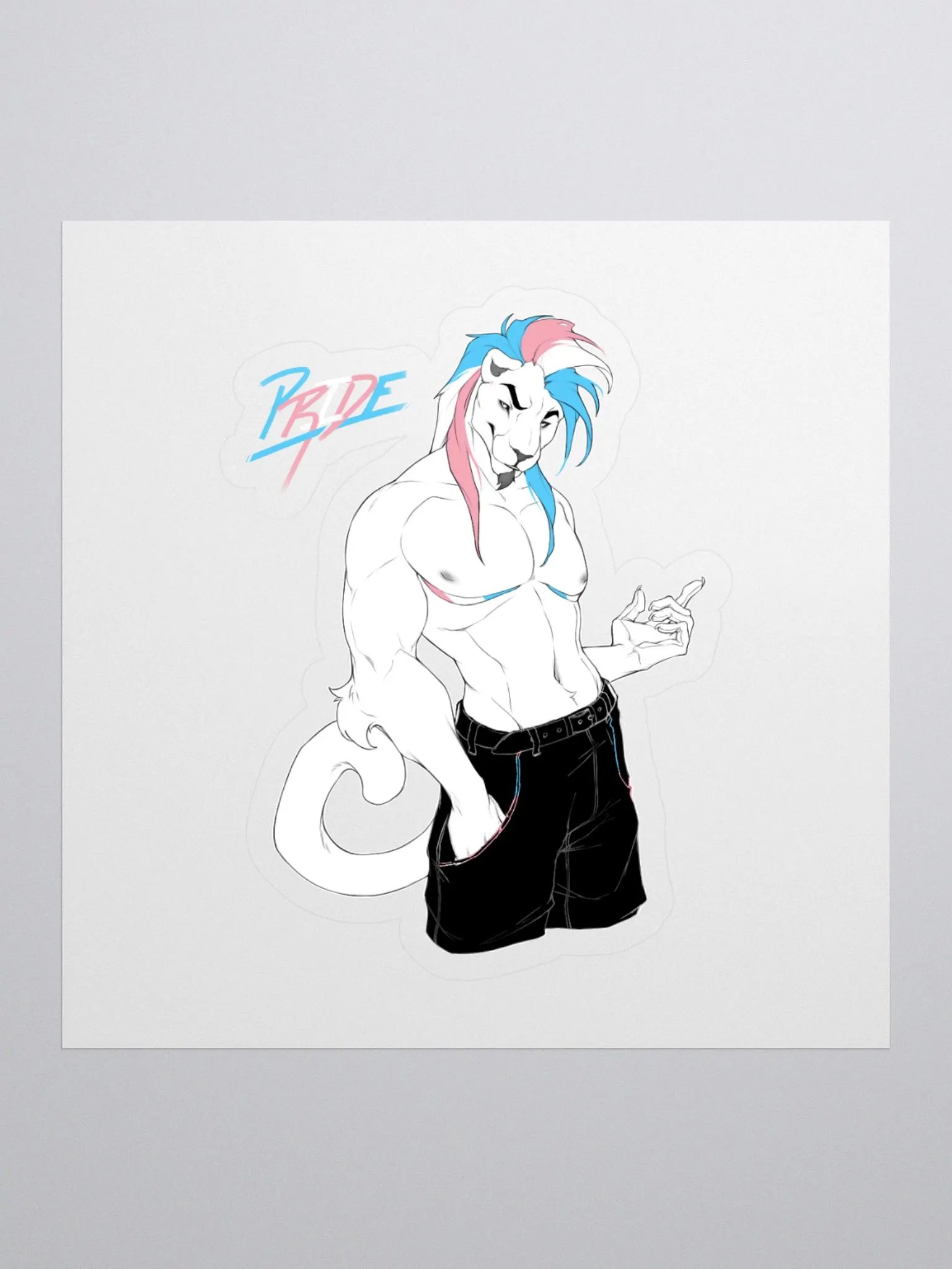 Pride Lion Sticker product image (1)