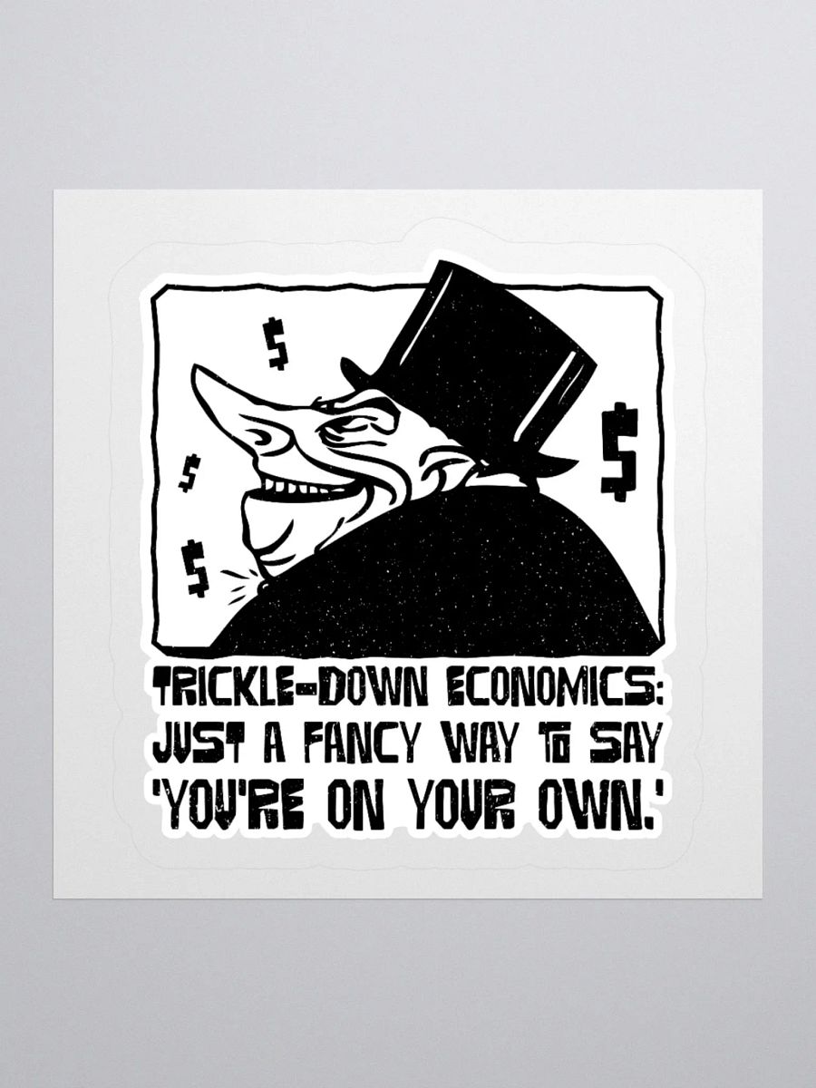 Capitalism is Immoral Sticker product image (2)