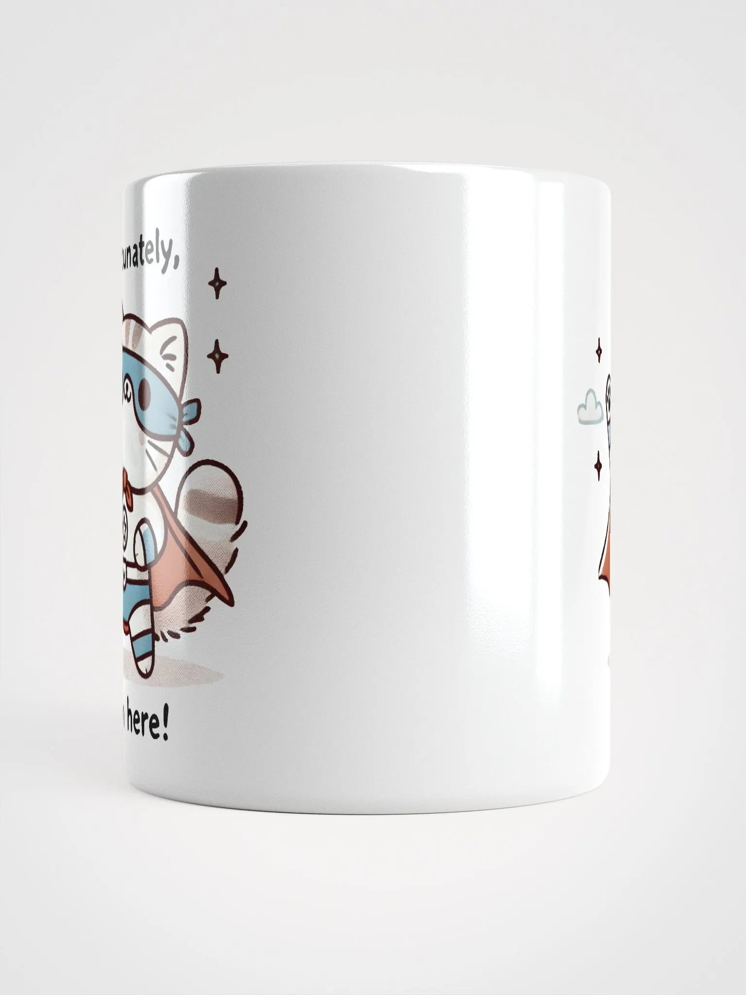 Fur-tunately I'm here mug product image (5)