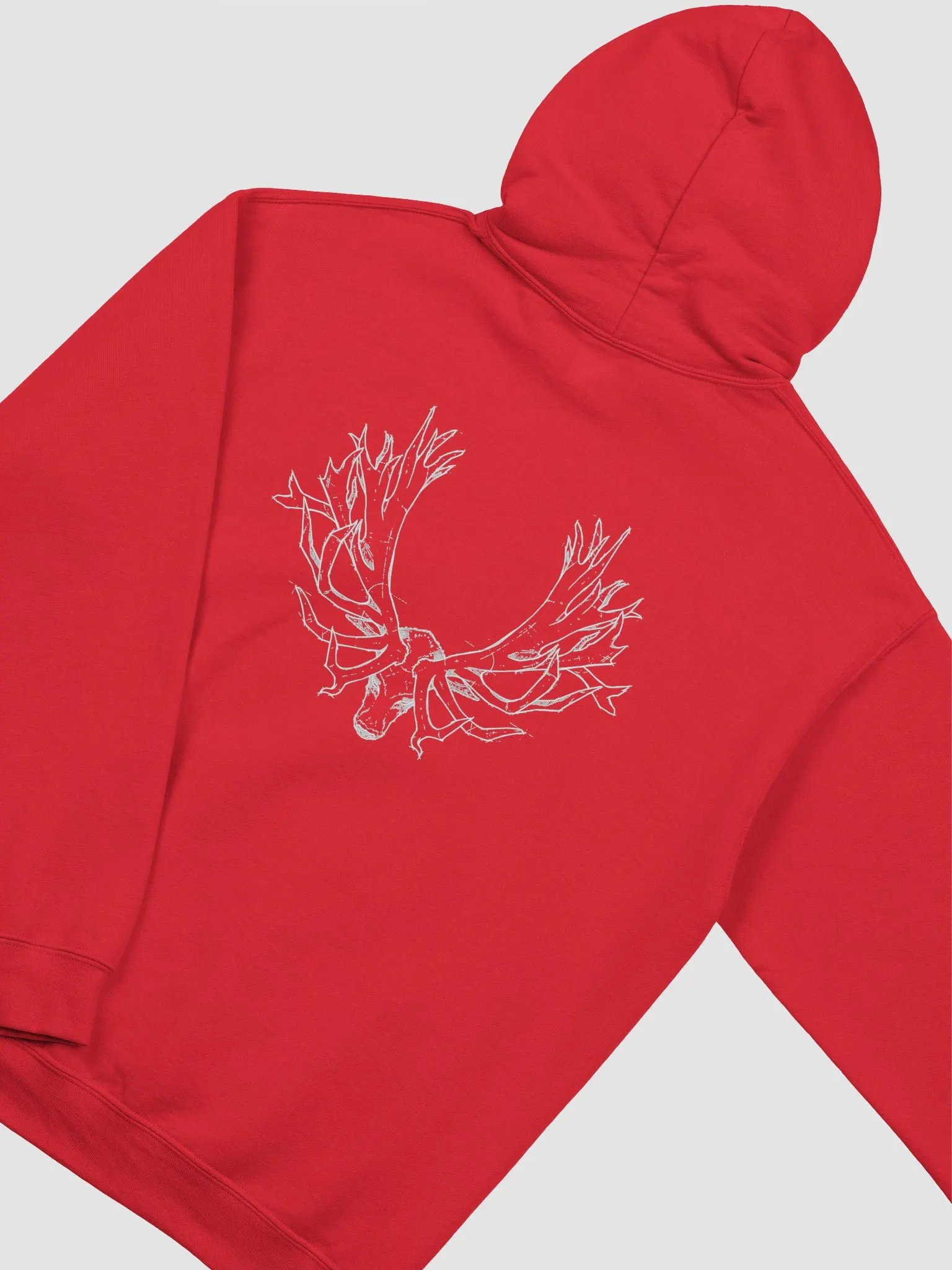 Militum (Minimalist - Red - Back) Hoodie - 2024 product image (4)