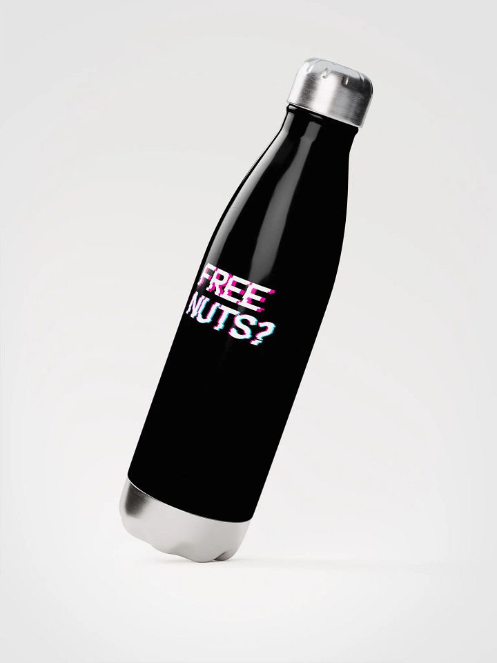 Free Nuts? Black Stainless Steel Water Bottle product image (2)