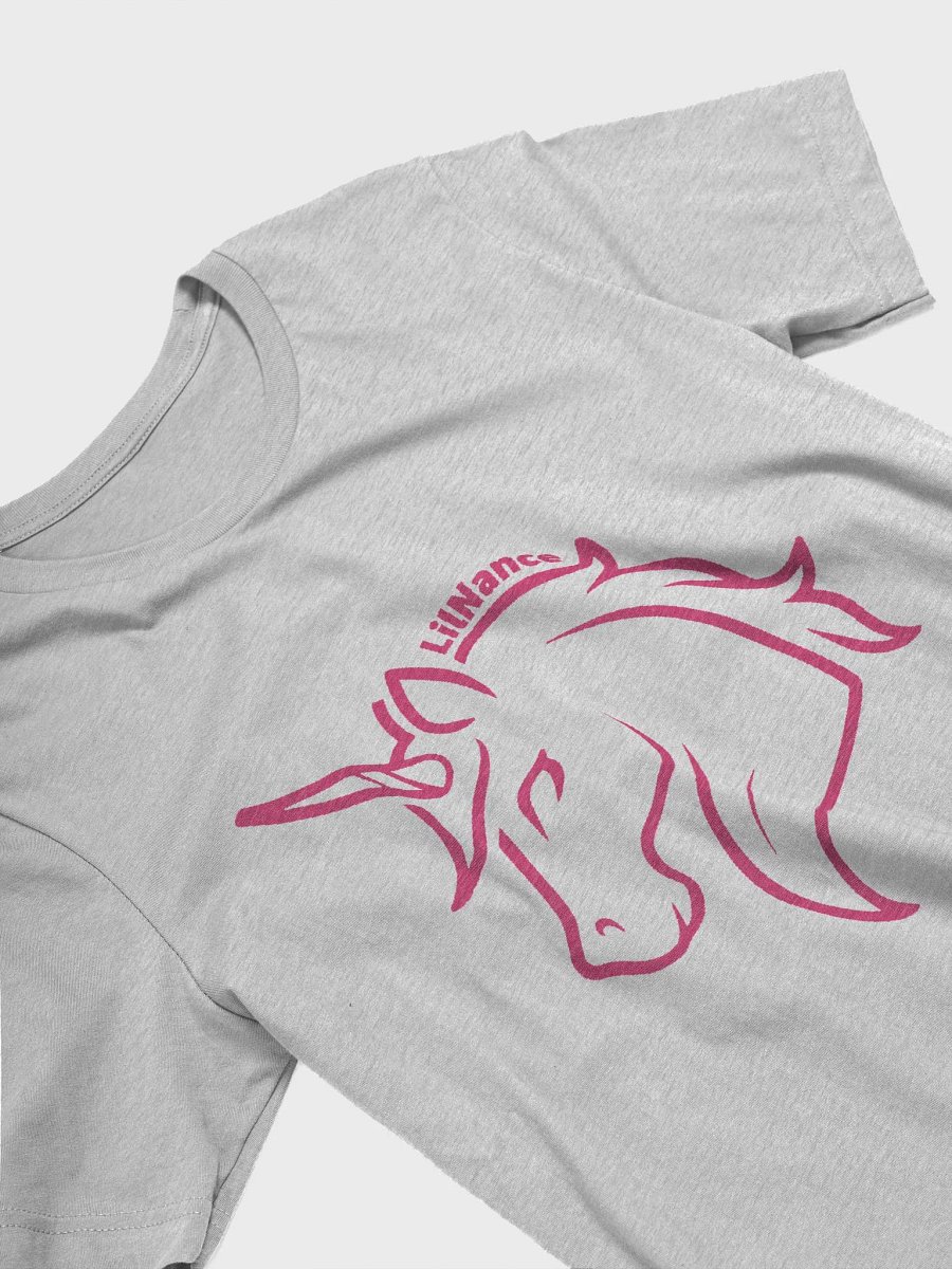 Magenta Unicorn Line Art T-Shirt product image (6)