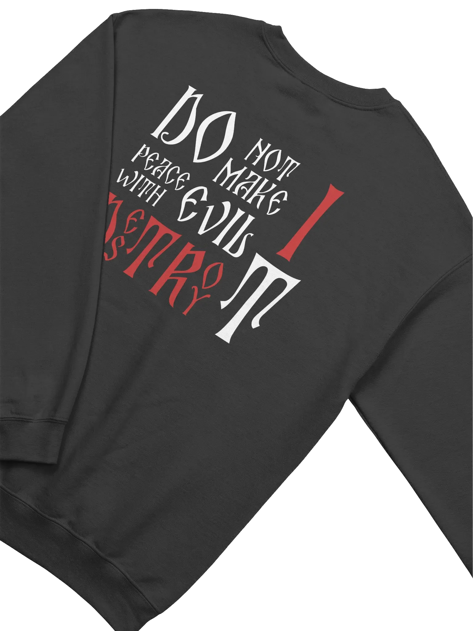 Destroy the evil Crewneck Sweatshirt product image (4)