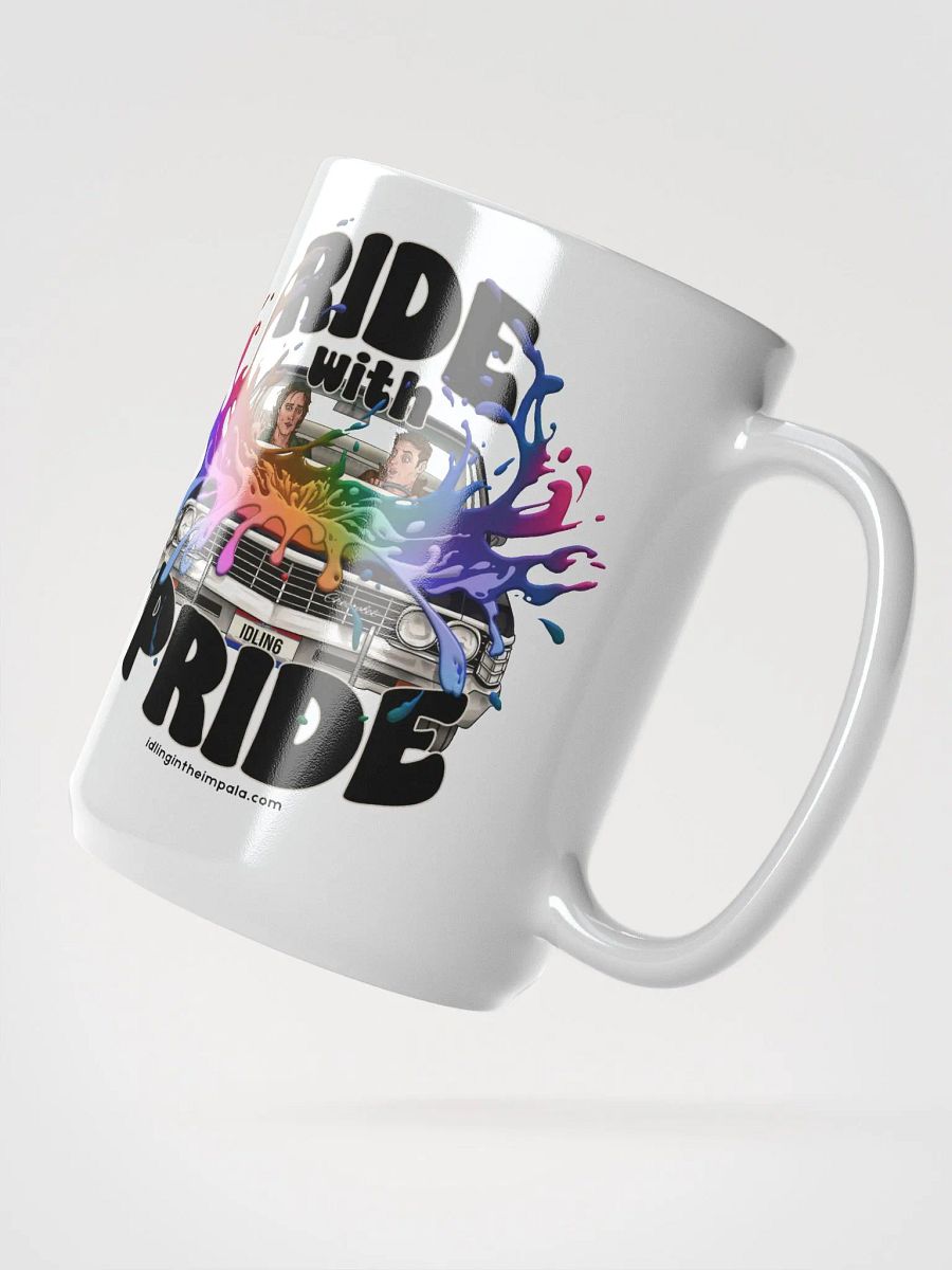Ride with Pride White Mug product image (2)