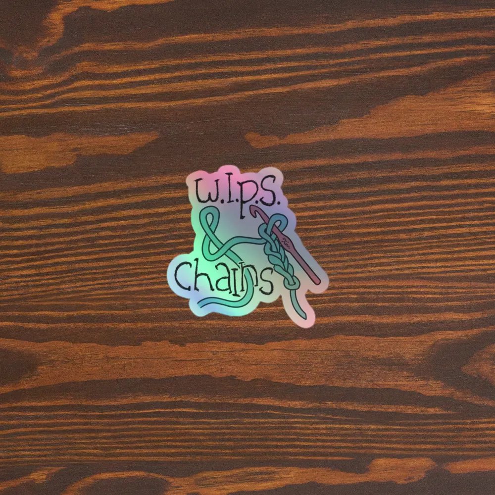 W.I.P.S & Chains Holographic Sticker product image (5)