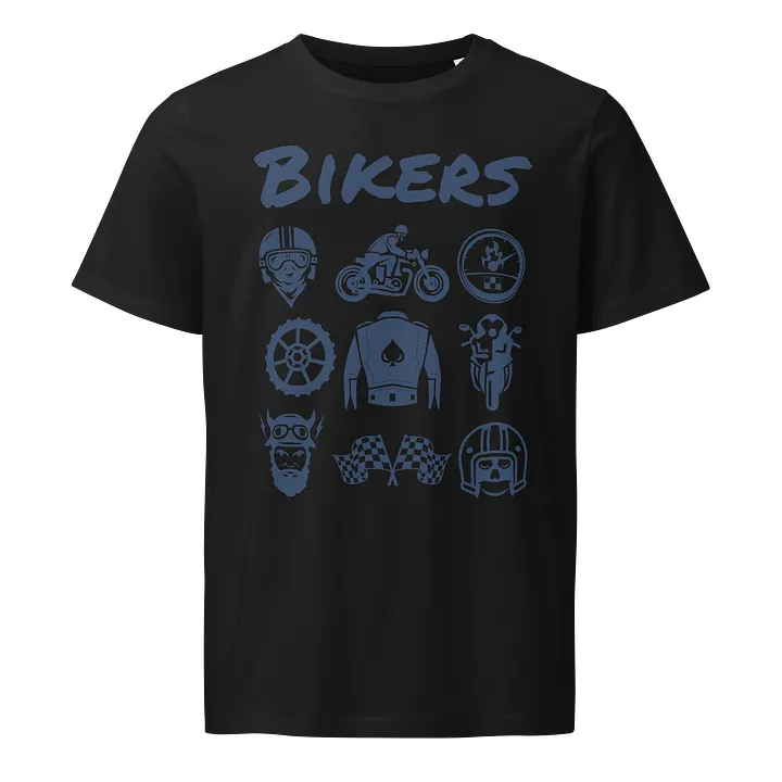 Ride in Style Biker T-Shirt – Organic Motorcycle Shirt for Riders, Eco-Friendly Biker Tee Gift for Men & Women product image (2)