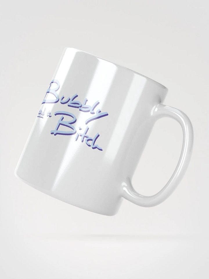 Bubbly and a B*tch (blue and purple shadow design) mug product image (3)
