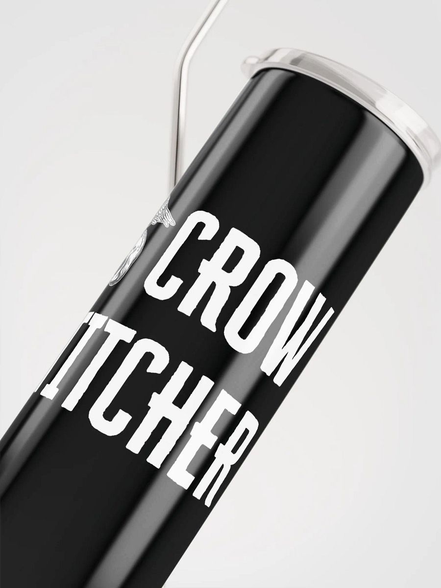 Crow Stitcher Skull & Crow Stainless Steel Tumbler - Black product image (5)