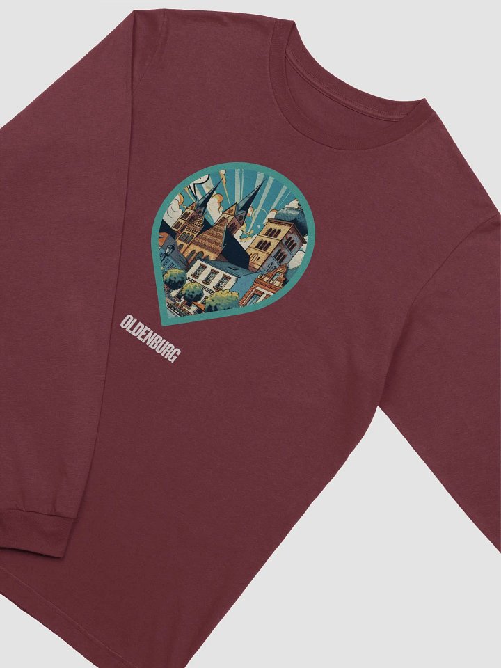 Bella+Canvas Supersoft Long Sleeve T-Shirt | AI Design Oldenburg city product image (1)