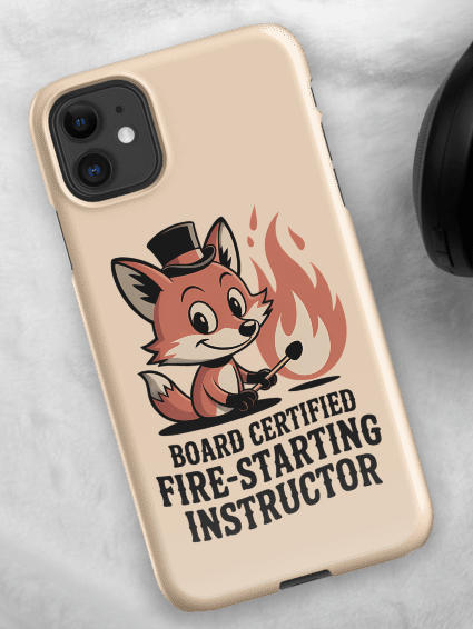 Fire Starting Instructor Human Design Manifestor iPhone case product image (1)