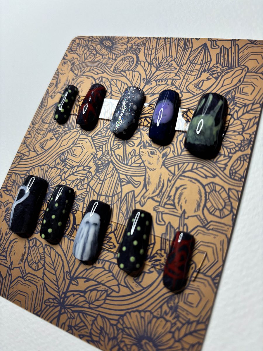 Handpainted 'Ghost Hunter' Press On Nails product image (2)