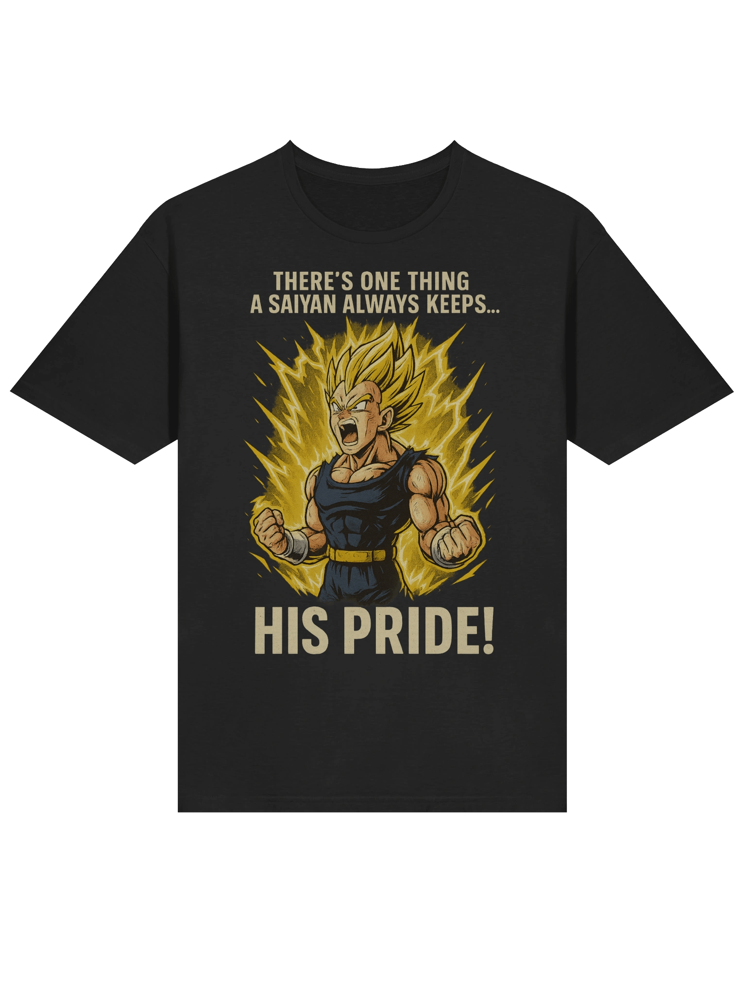 Vegeta Pride T-Shirt | Dragon Ball Z Saiyan Rage Power-Up Tee product image (21)