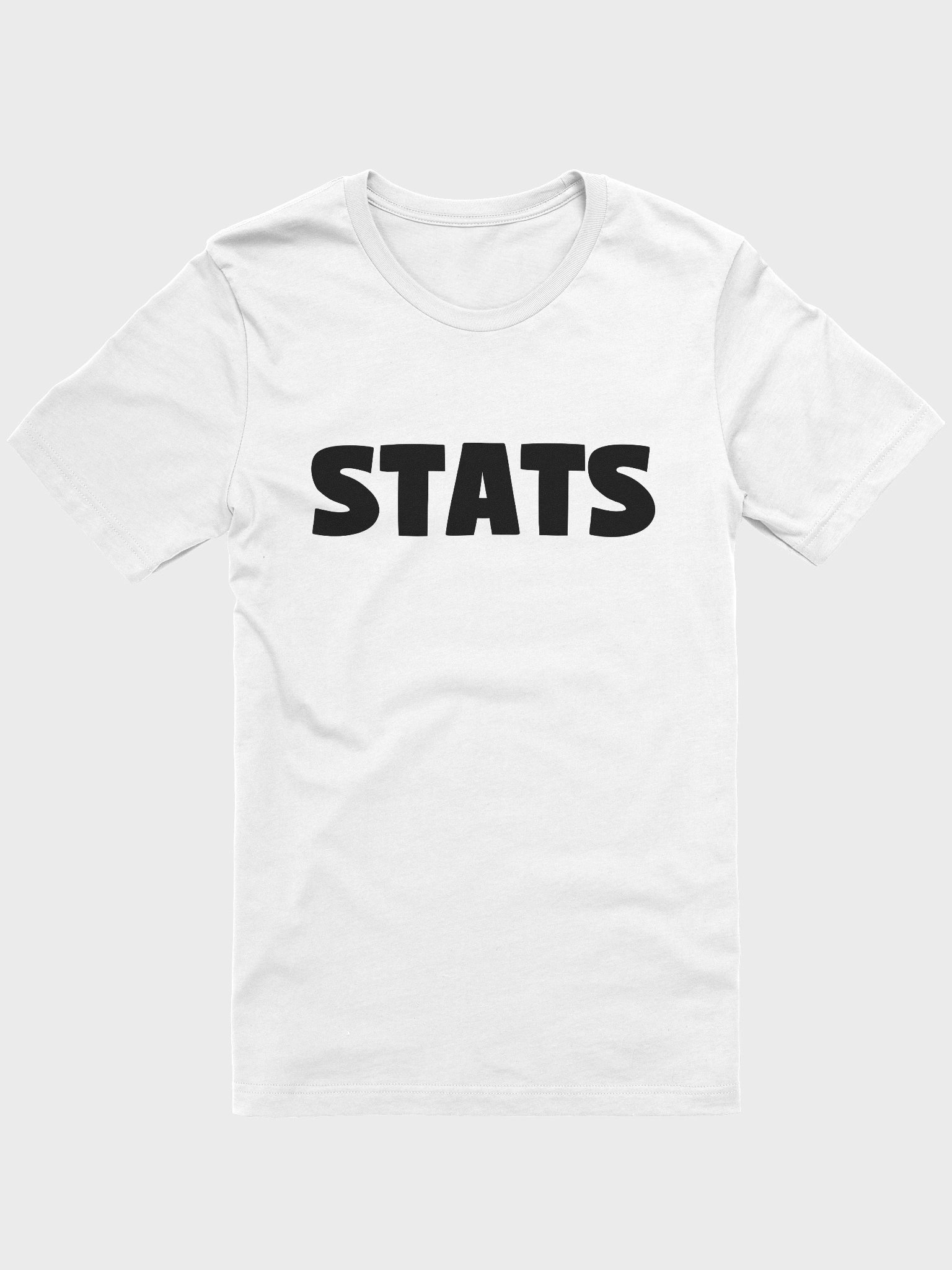 Stats T-Shirt (Black Lettering) product image (25)