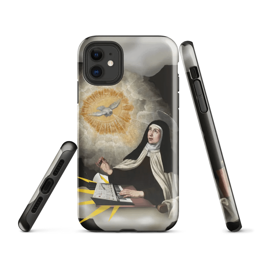 Santa Teresa de Odyssey by Frank Fonik, Techno EDM Tough Case for iPhone® product image (1)
