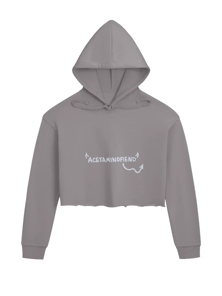 ACETAMINOFIEND duotone dove cropped hoodie product image (1)