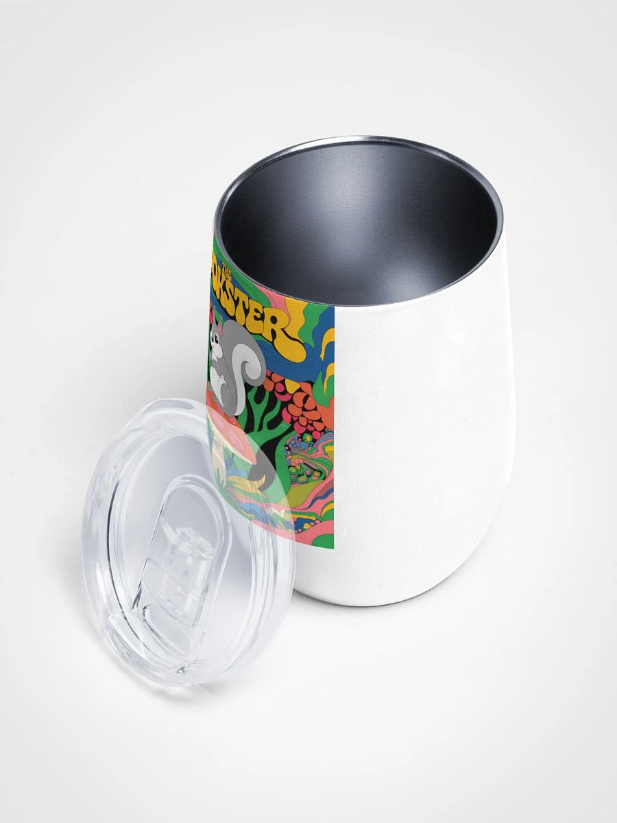 Psychedelic Squirrel Wine Tumbler product image (3)
