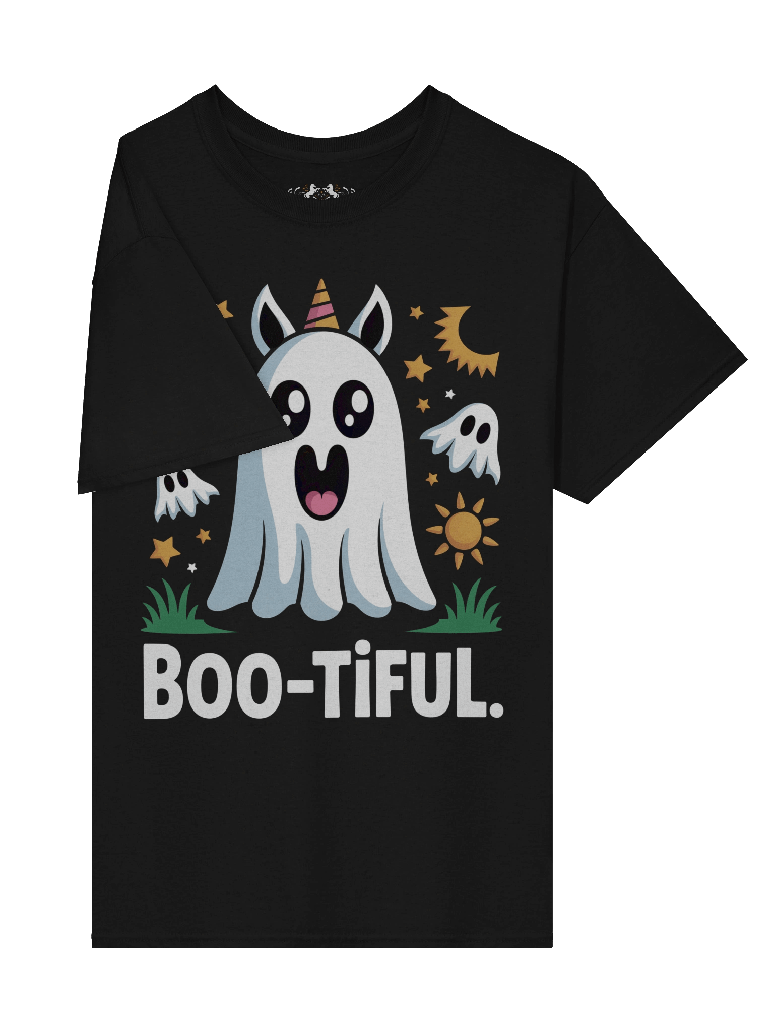 Boo-tiful Unicorn Ghost Tee - Spooky Magical Halloween product image (25)