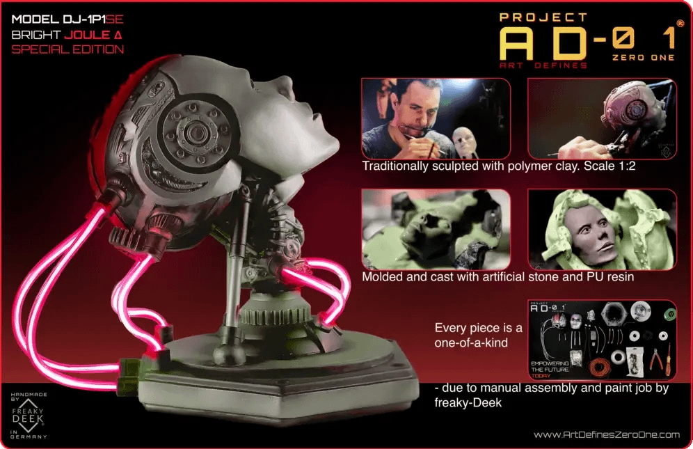 Bright JOULE Δ DJ-1P1SE - Special Edition - A humanmade Android - Project AD-01 - Art Defines Zero One product image (4)