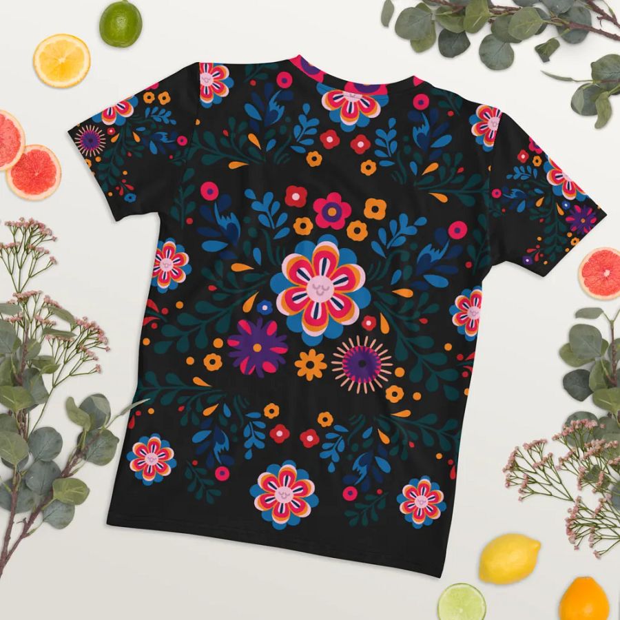 Positive Vibes Women's All-Over Print Tee product image (3)