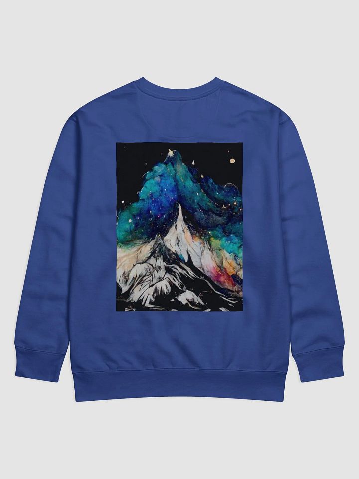 Aurora Borealis Mountain Night Premium Sweatshirt product image (2)