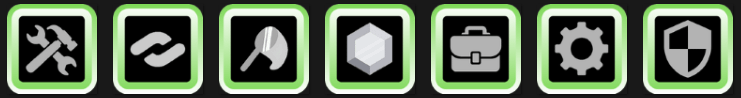 Green and White Role Icons product image (1)