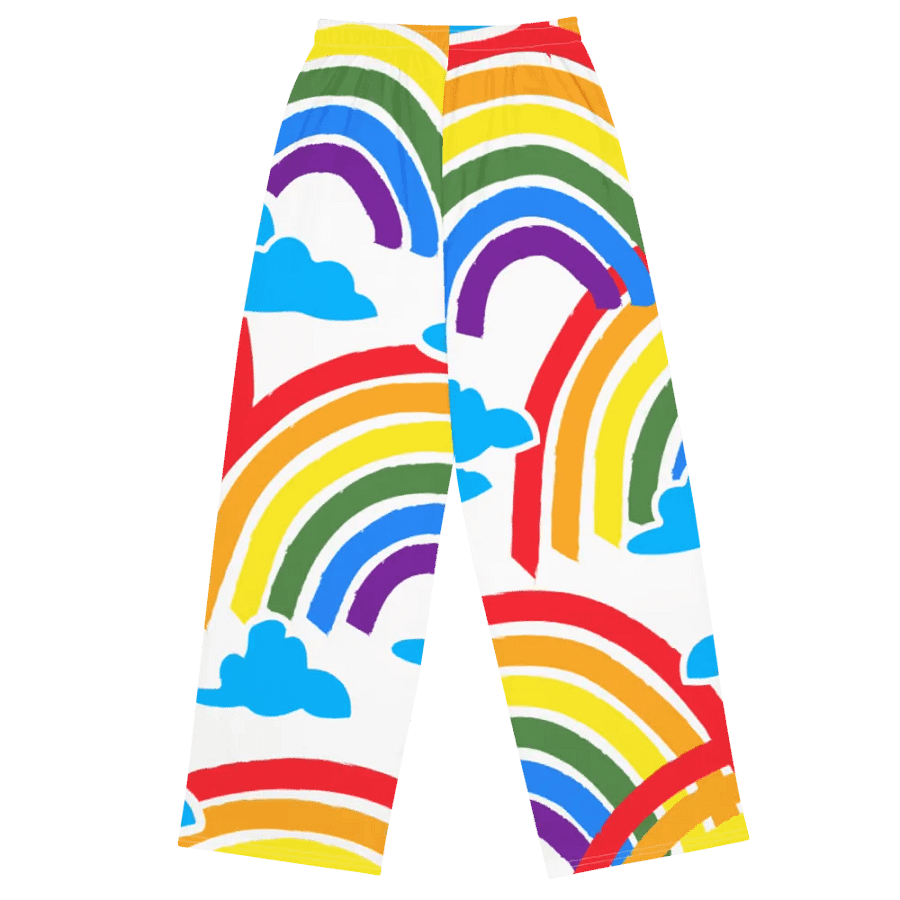 Rainbow Dreams Unisex Wide-Leg Pants product image (2)