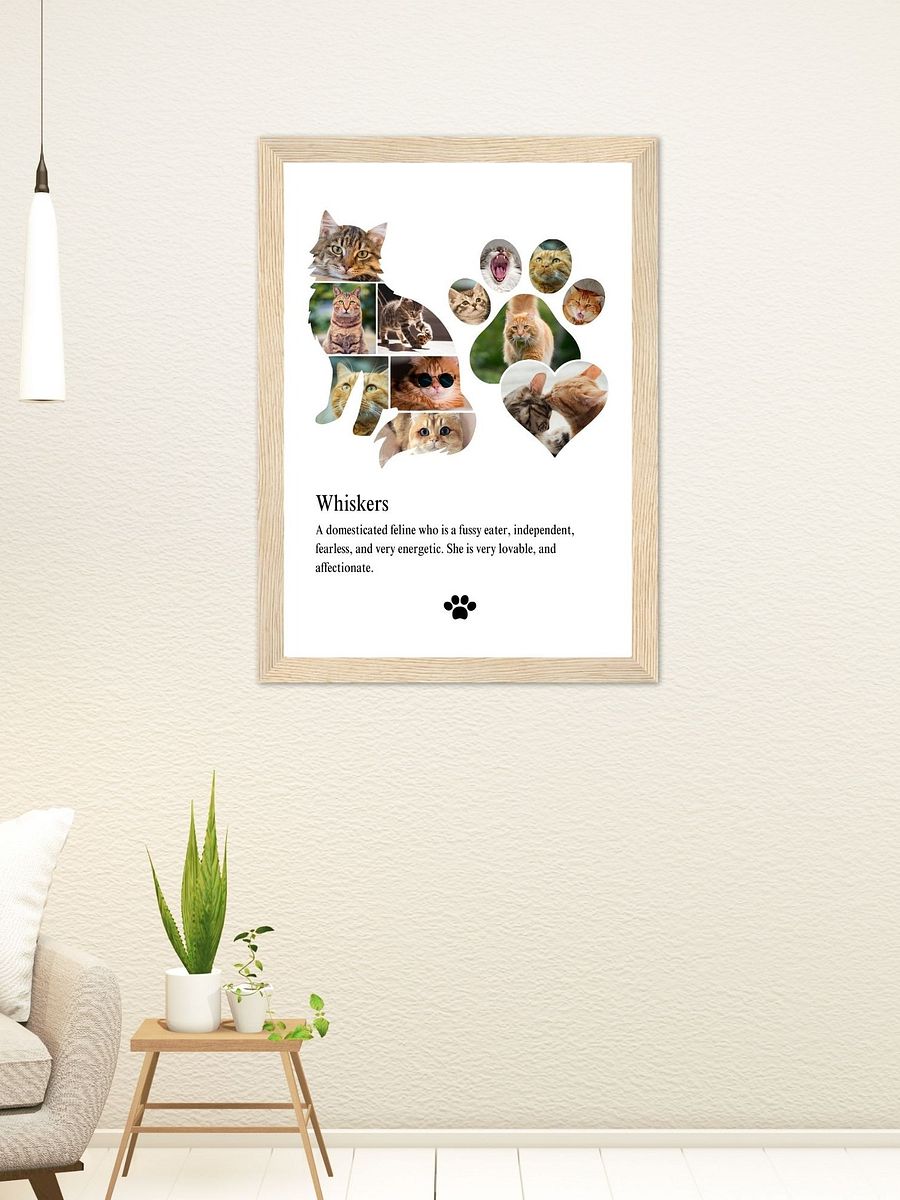 Cat Memorial Photo Collage Canva Template product image (7)
