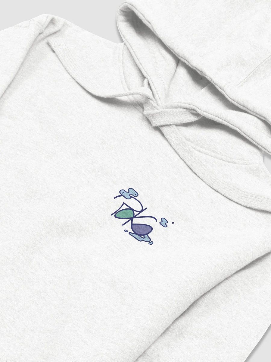Hoodie blanc "Nuages bleus" product image (4)