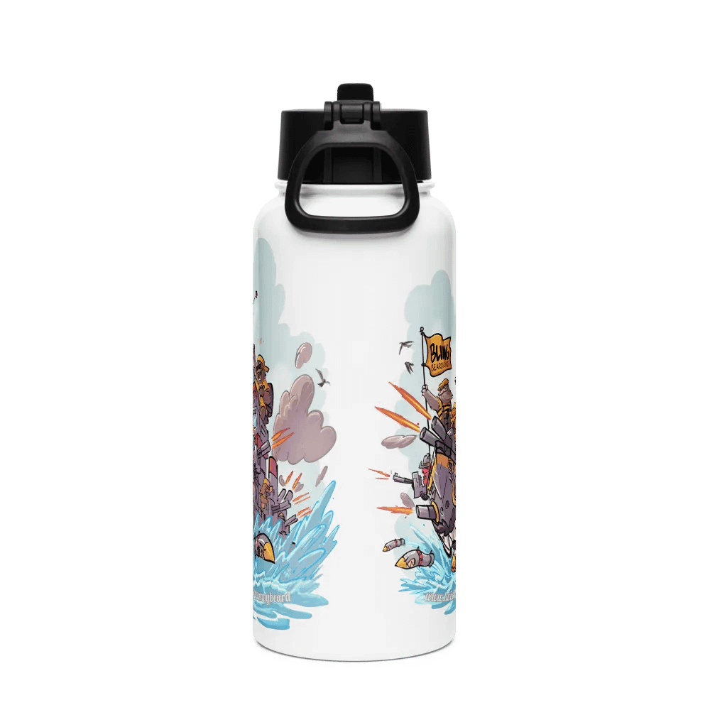 Beardlings Warship - Stainless Steel Water Bottle product image (4)