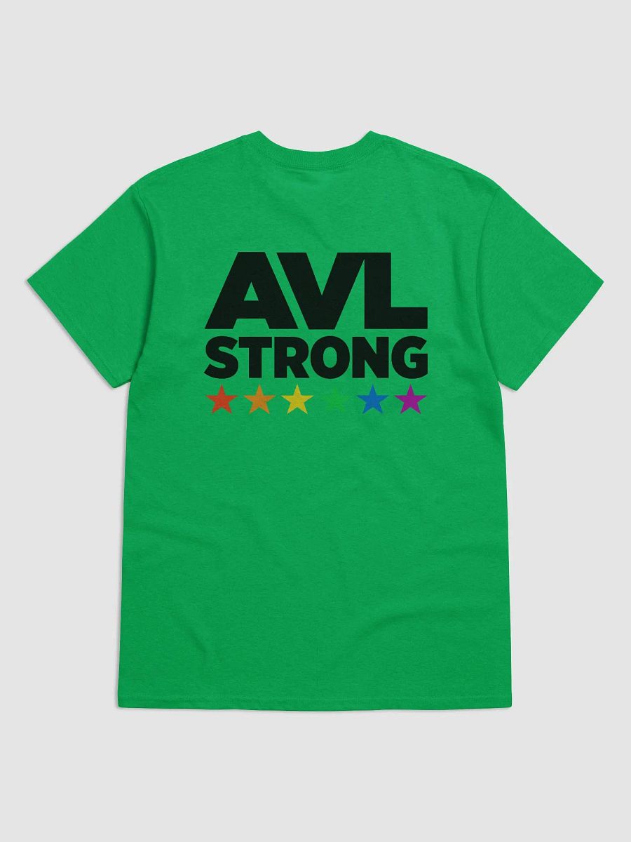 AVL Strong Tee (Back Print, Black Text) product image (3)