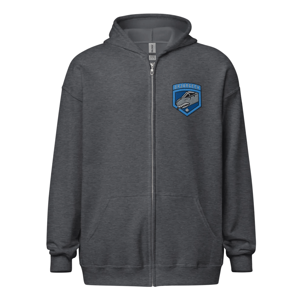 CajunGeek 2025 Logo Zip-Up Hoodie product image (3)
