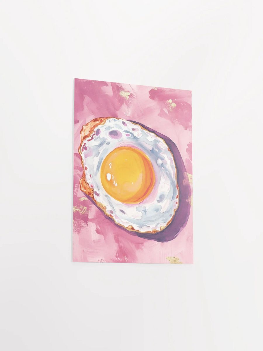 Golden Fried Egg Art Print Poster product image (5)