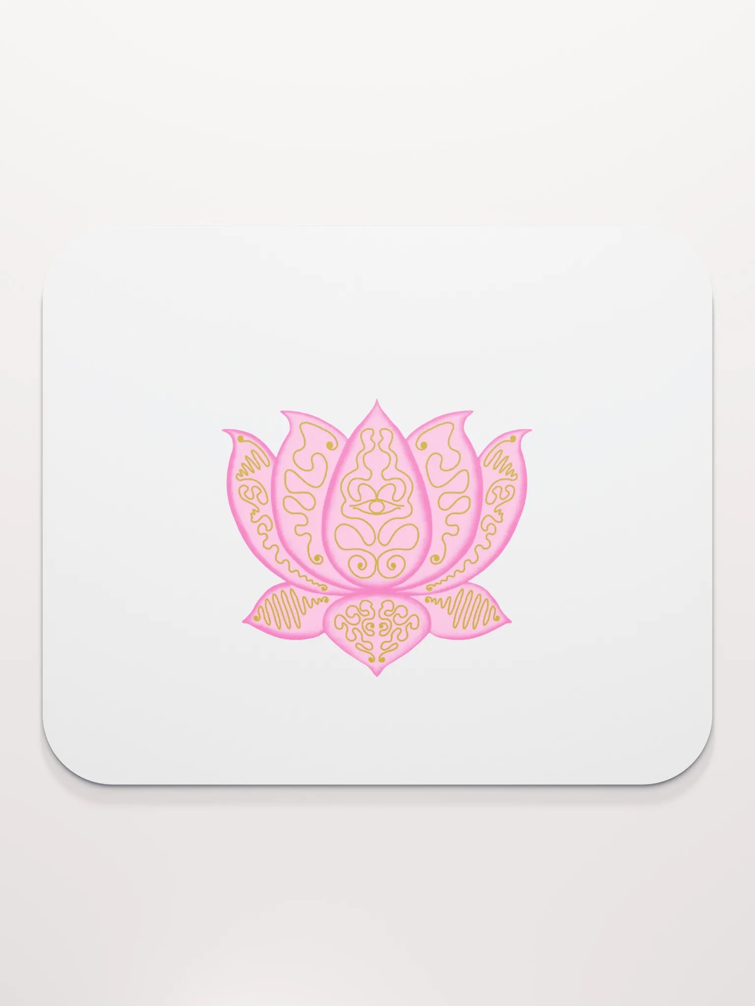 Golden Lotus Mouse Pad product image (2)