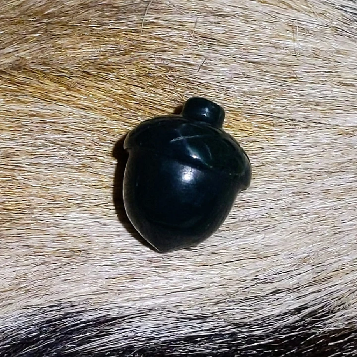 Small 1 Inch Bloodstone Acorn product image (1)