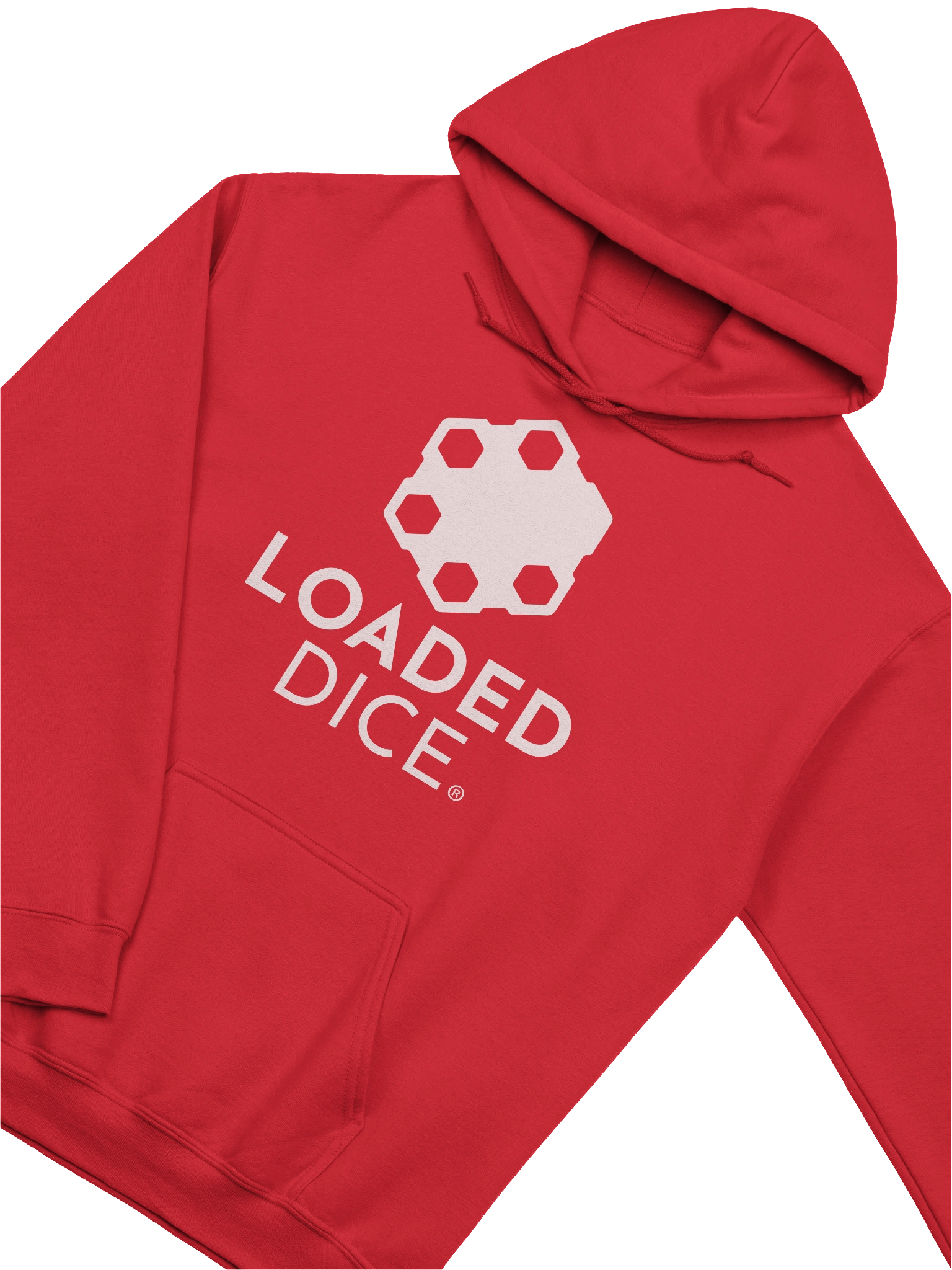 Loaded Dice Graphic Hoodie Red product image (3)