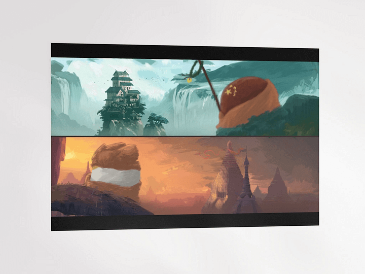 China vs India | The State and the Society / Youtube Thumbnail / Matte Poster product image (2)