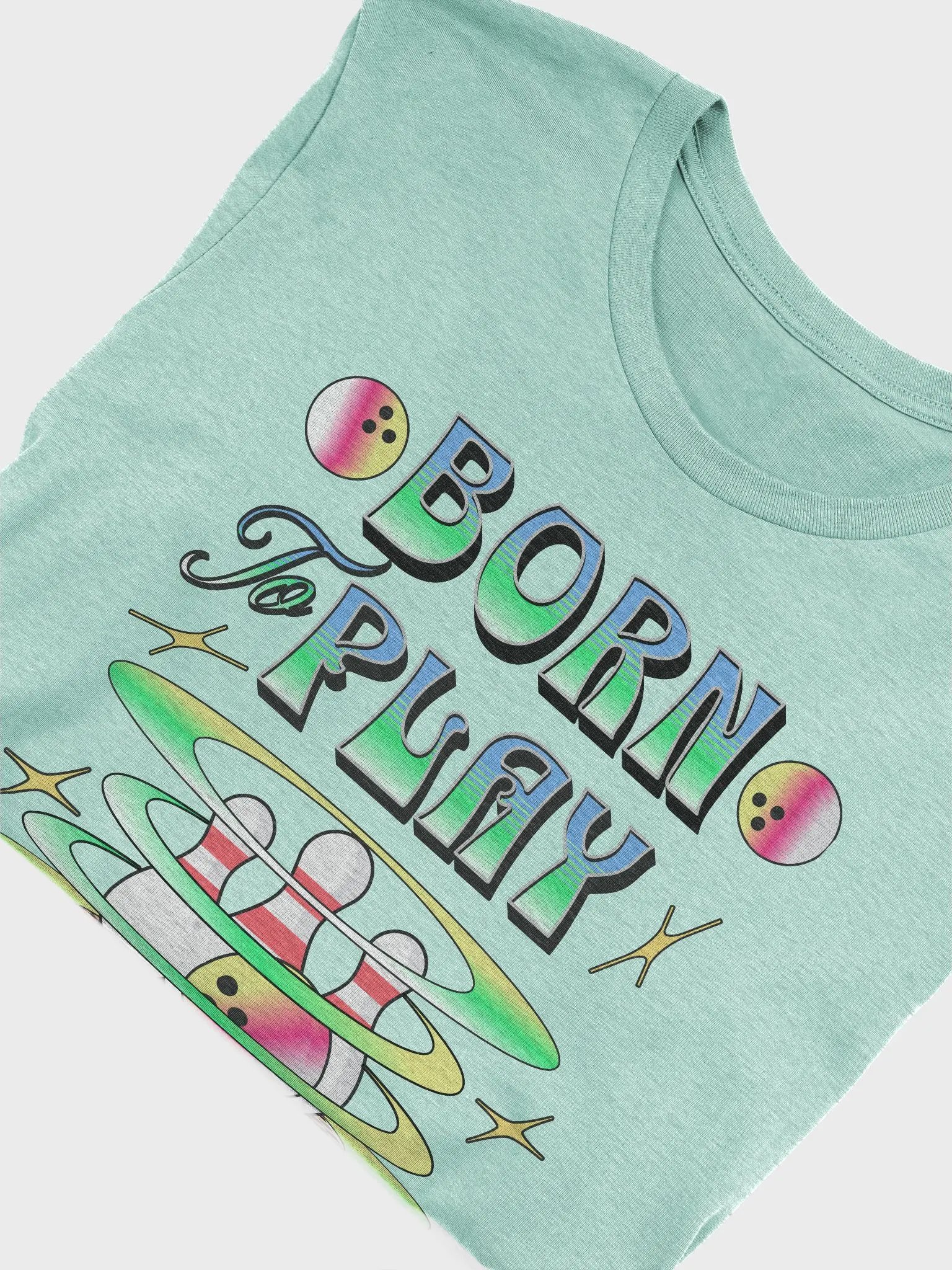 Born To Play Bowling Strike Style Tee product image (3)