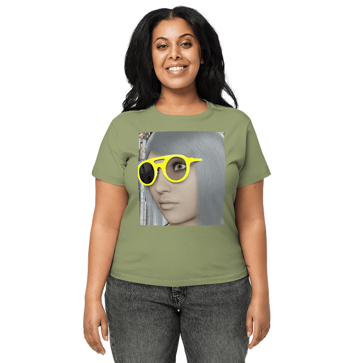 Urban Chic Gray Hair Character Sunglasses Tee product image (6)
