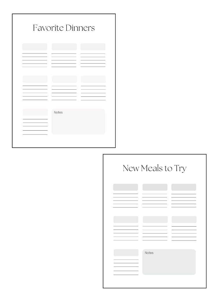 Meal Planner - Printable PDF product image (4)
