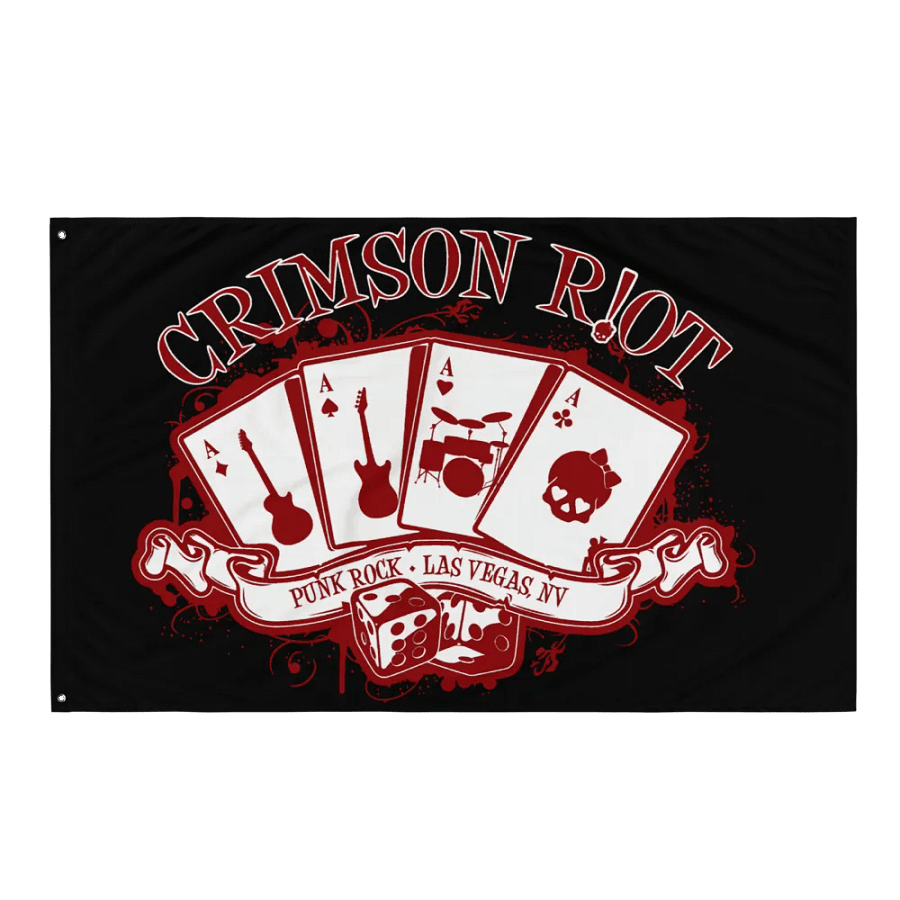 CRIMSON RIOT FLAG product image (3)