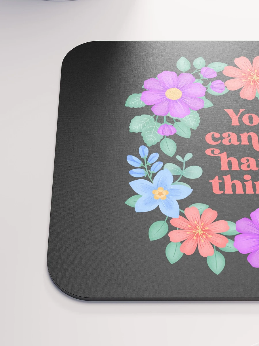 You can do hard things - Mouse Pad Black product image (6)
