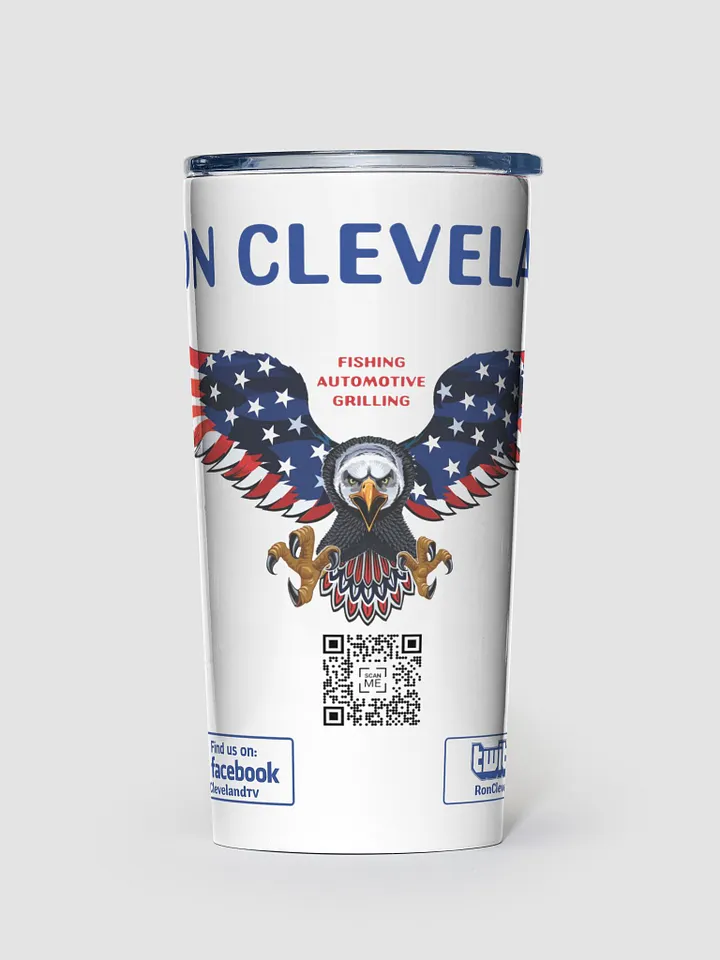 Patriotic Eagle 20oz Stainless Steel Tumbler product image (1)